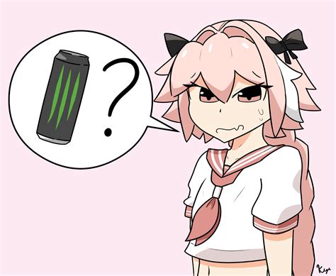 astolfo monster energy|Astolfo trending on twitter due to literal big dick energy ...